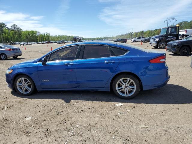 3FA6P0LU1JR269037 Ford Fusion Se Hybrid