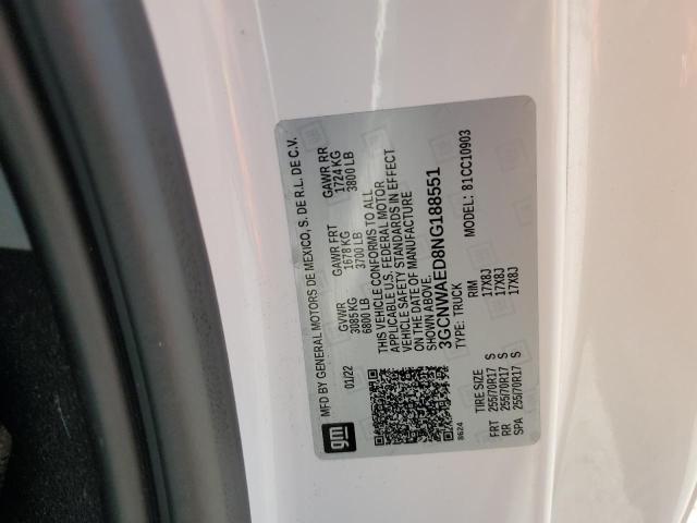 3GCNWAED8NG188551 Chevrolet Silverado Ltd C1500