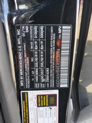 4JGDA5HB4EA353694 Mercedes-Benz Ml 350 4matic