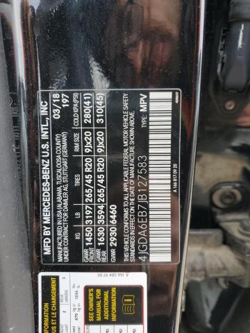 4JGDA6EB7JB127583 Mercedes-Benz Gle 43 Amg
