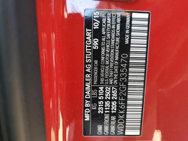 WDDKK6FF2GF335470 Mercedes-Benz E 400