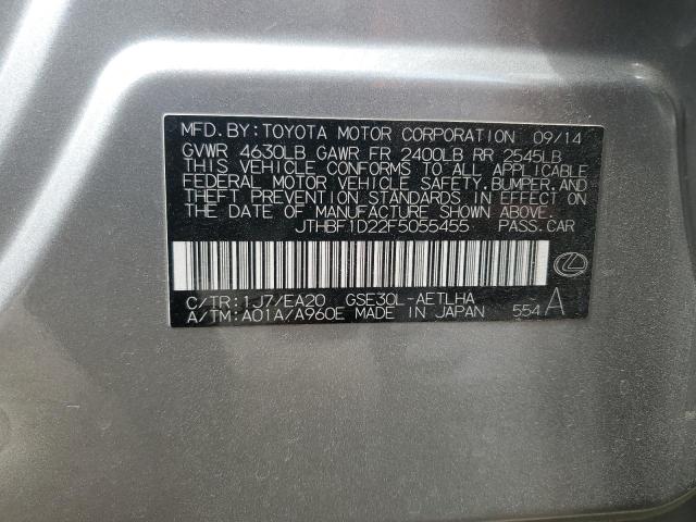 JTHBF1D22F5055455 Lexus IS 250