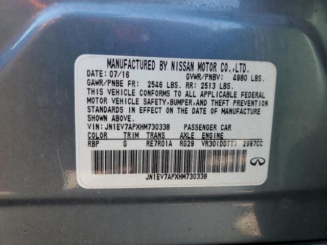 JN1EV7APXHM730338 Infiniti Q50 Premium