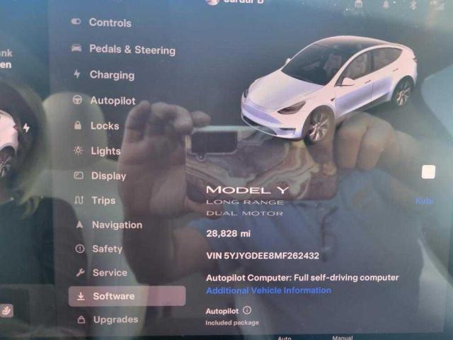 5YJYGDEE8MF262432 Tesla Model Y