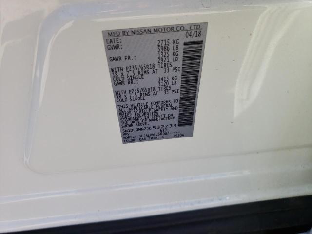 5N1DL0MN2JC532733 Infiniti QX60