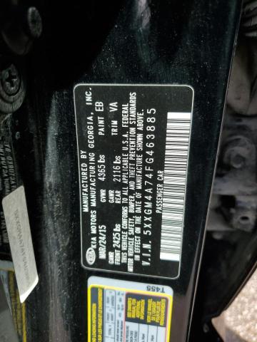 5XXGM4A74FG463885 KIA Optima Lx