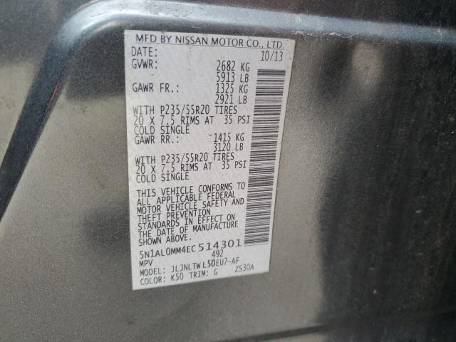 5N1AL0MM4EC514301 Infiniti QX60