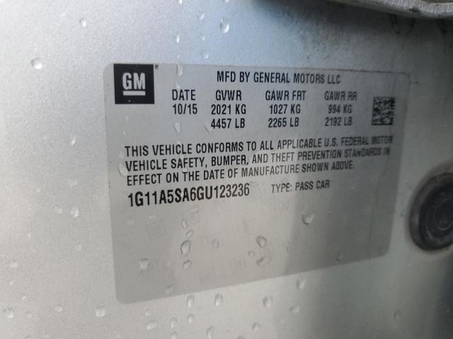 1G11A5SA6GU123236 Chevrolet Malibu Limited Ls