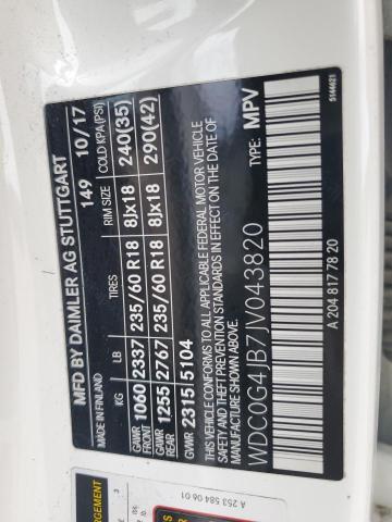 WDC0G4JB7JV043820 Mercedes-Benz GLC 300