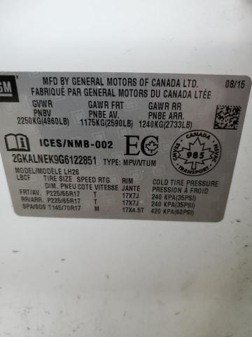 2GKALNEK9G6122851 GMC Terrain Sle