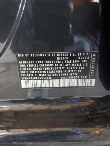 3VW447AUXGM054698 Volkswagen GTI S/SE