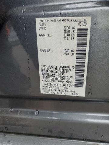 1N4BZ1CP9LC306779 Nissan Leaf Sv Plus