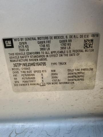3GTP1NEJ3HG164795 GMC Sierra C1500 Slt