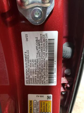 1HGCY2F50PA025653 Honda Accord Hybrid Sport