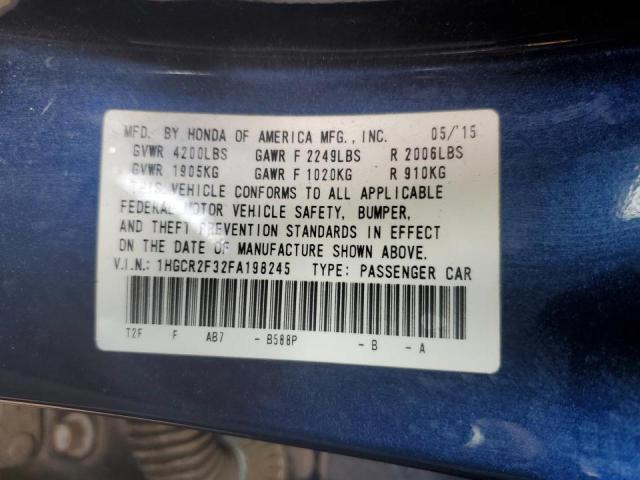1HGCR2F32FA198245 Honda ACCORD LX
