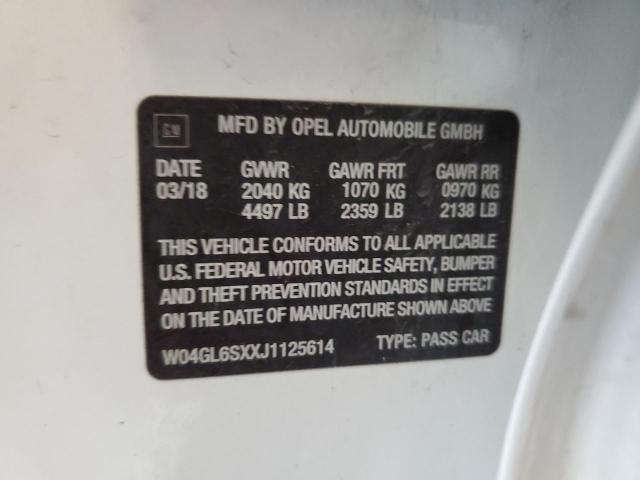 W04GL6SXXJ1125614 Buick Regal Preferred