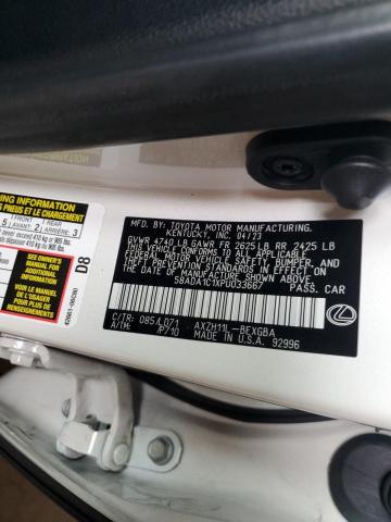 58ADA1C1XPU033667 Lexus Es 300h Base