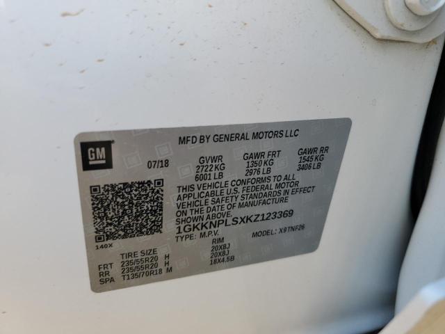 1GKKNPLSXKZ123369 GMC Acadia Denali
