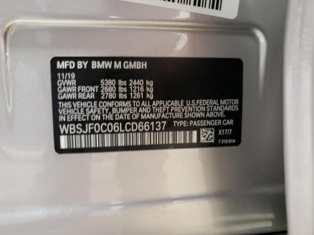 WBSJF0C06LCD66137 BMW M5 BASE
