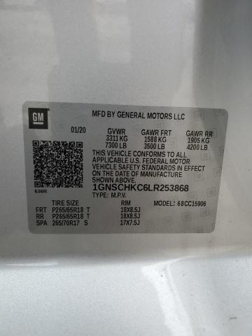 1GNSCHKC6LR253868 Chevrolet Suburban C1500 Lt