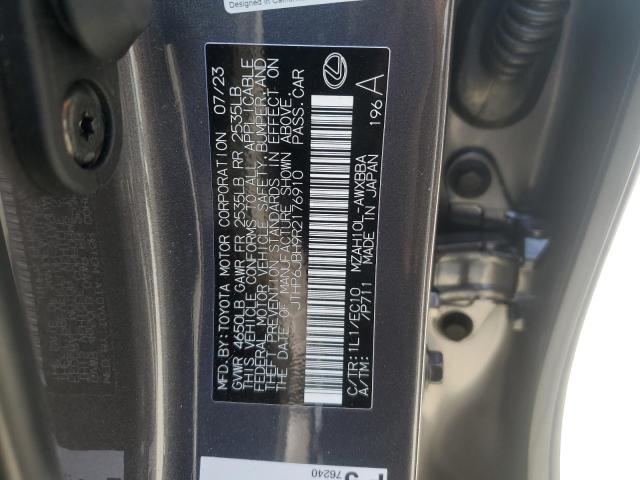 JTHP6JBH9R2176910 Lexus Ux 250h Premium