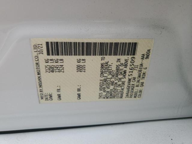 1N4AA6EV4MC516509 Nissan Maxima Sr