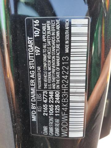 WDDWF4KB3HR242213 Mercedes-Benz C 300 4matic