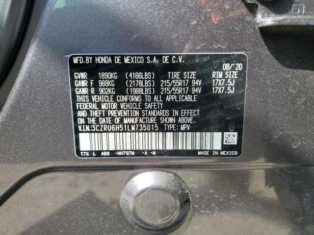 3CZRU6H51LM735015 Honda HR-V EX