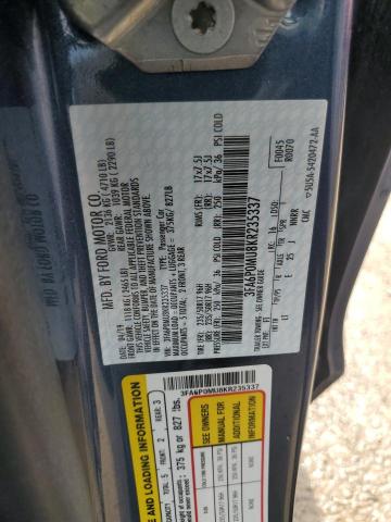 3FA6P0MU8KR235337 Ford FUSION SEL