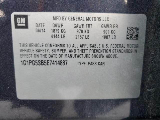 1G1PG5SB5E7414887 Chevrolet CRUZE LTZ