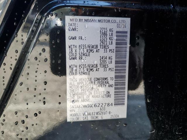 5N1AR2MN1GC622784 Nissan Pathfinder S