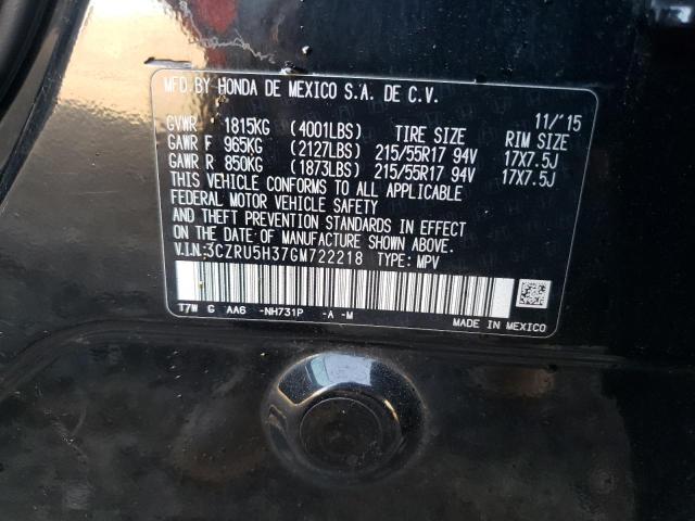 3CZRU5H37GM722218 Honda HR-V LX