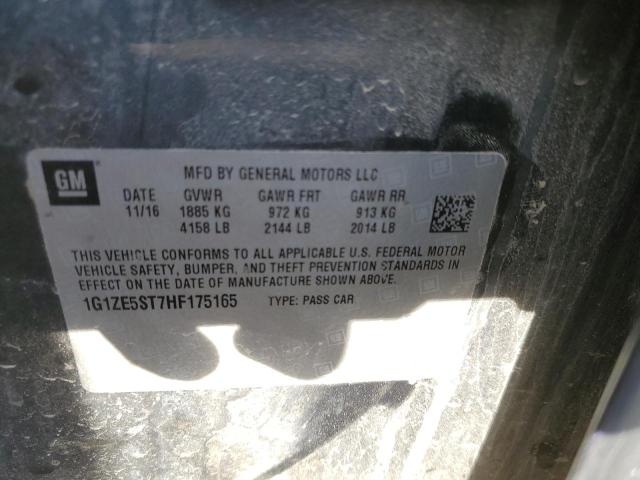 1G1ZE5ST7HF175165 Chevrolet MALIBU LT