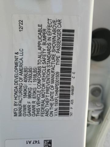 19XFL1H84PE001509 Honda Civic Sport Touring