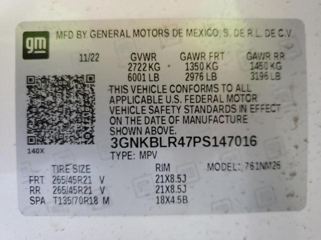 3GNKBLR47PS147016 Chevrolet Blazer Premier