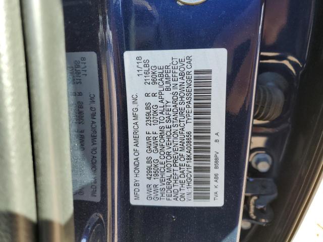 1HGCV1F18KA008656 Honda ACCORD LX