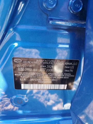 5NPD84LF6HH110843 Hyundai ELANTRA SE