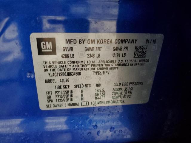 KL4CJ1SB6JB634508 Buick Encore Sport Touring
