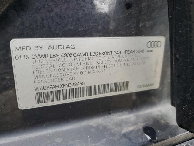 WAUBFAFLXFN028458 Audi A4 PREMIUM
