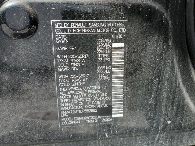 KNMAT2MT6JP552882 Nissan ROGUE S
