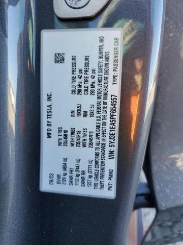 5YJ3E1EA5PF654557 Tesla MODEL 3