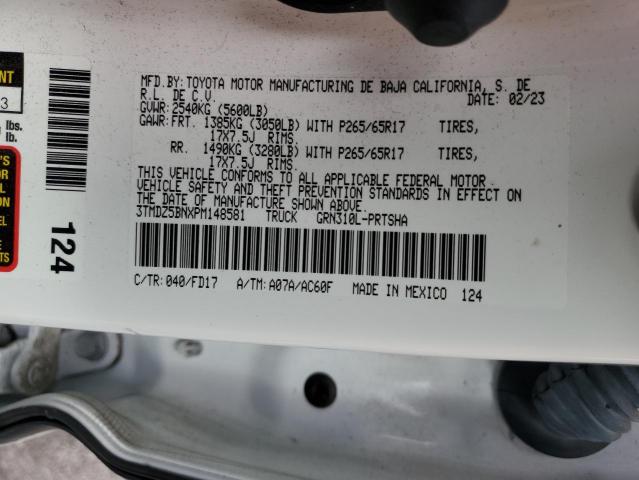 3TMDZ5BNXPM148581 Toyota TACOMA DOU