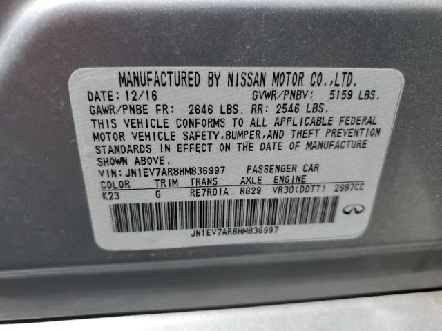 JN1EV7AR8HM836997 Infiniti Q50 Premium