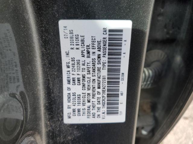 1HGCR2F39EA272081 Honda ACCORD LX