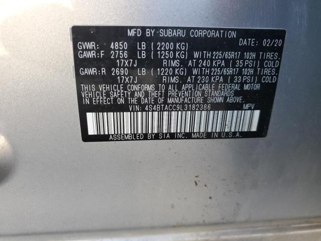 4S4BTACC9L3182386 Subaru Outback Premium