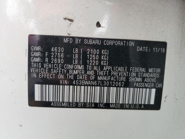 4S3BWAN67L3012062 Subaru Legacy Limited