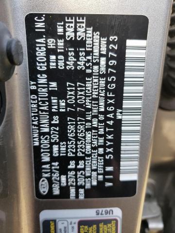 5XYKT4A6XFG579723 KIA SORENTO LX
