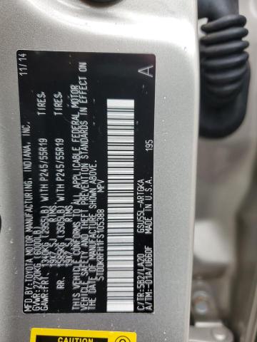 5TDDKRFH1FS105388 Toyota Highlander Limited