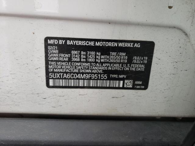 5UXTA6C04M9F95155 BMW X5 Xdrive45e