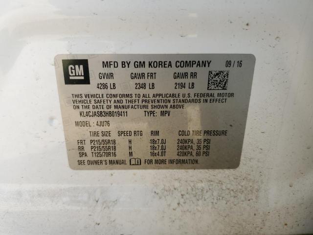 KL4CJASB3HB019411 Buick Encore Preferred